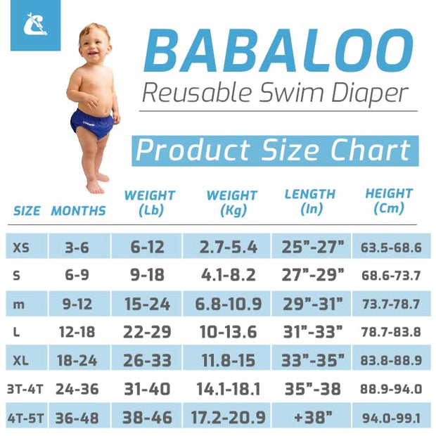 Cressi Babaloo Reusable Swim Diaper
