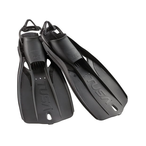 TUSA Travel Right Fins(Black / X-Small)