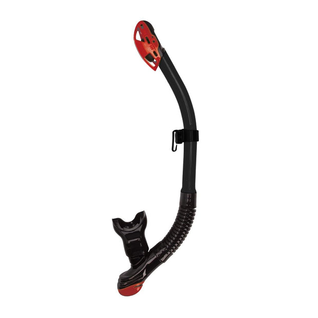 XS Scuba Passage Dry Snorkel(Black/Fire Red)