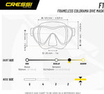 Cressi F1 Frameless Mask