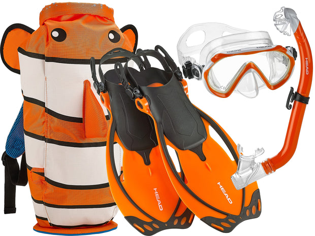 Head Youth Sea Pals Kids Snorkeling Package(Clown Fish / Large/X-Large)