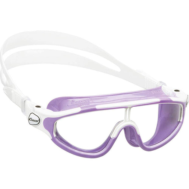 Cressi Baloo Kid's Swim Goggles(Lilac/White)