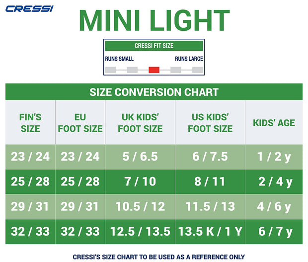 Cressi Mini Light Kids Fins
