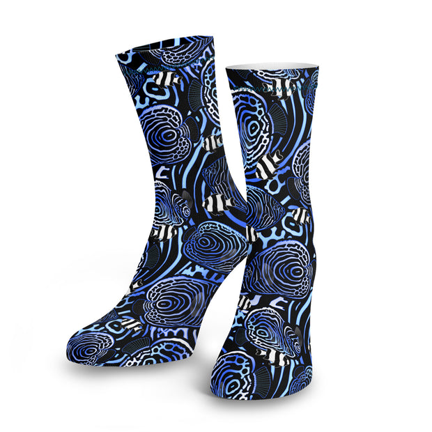 Spacefish Army Dive Socks(Angelfish Hypnosis)