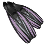 Seac F-100 Pro Full Foot Fin(Lilac / 36/37)
