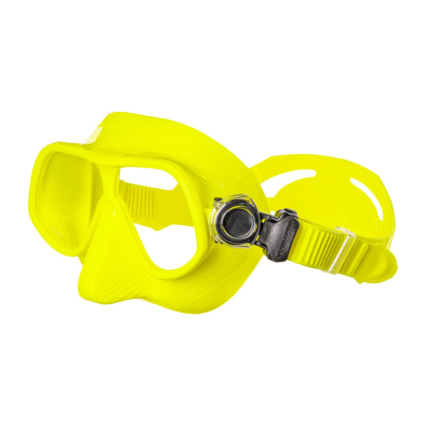 SCUBAPRO Steel Comp Freediving Mask, with Dual Lens and Frameless, Low Volume Design, Orange