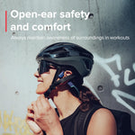 SUUNTO Aqua Light Swimming Open-Ear Bluetooth Headphone, 32GB MP3 Player for Running, Bone Conduction Headphone w/Dual-Mic, IP68 Waterproof, 10H Playtime & APP Support, 28g Lightweight, Reef Blue