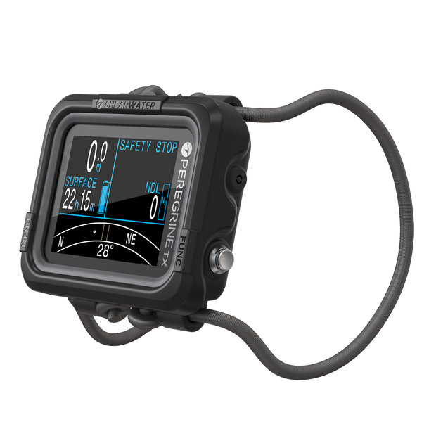 Shearwater Peregrine TX Air Integrated Color Dive Computer with Compass