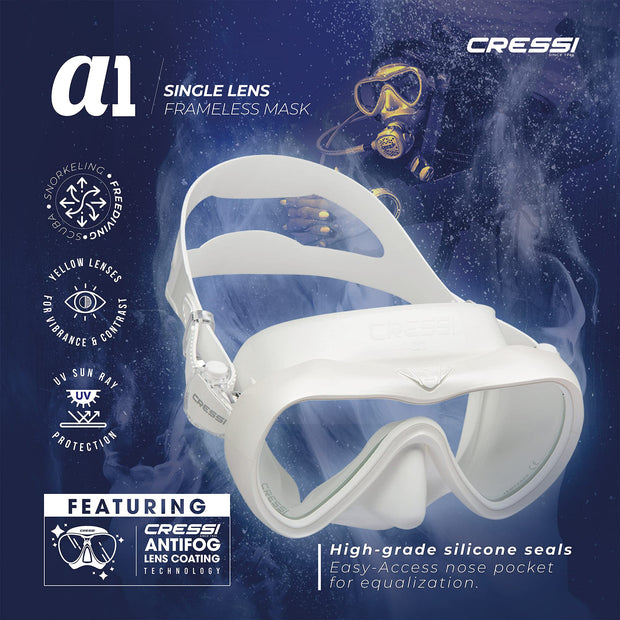 Cressi A1 Scuba Mask