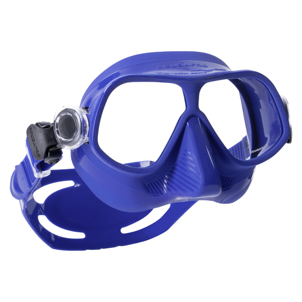 SCUBAPRO Steel Comp Freediving Mask, with Dual Lens and Frameless, Low Volume Design, Orange