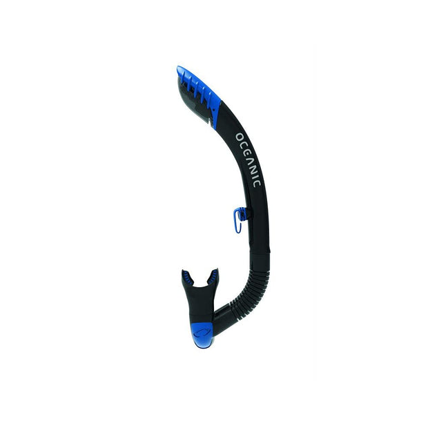 Oceanic Ultra Dry 2 Snorkel with Replaceable Mouthpiece(Black/Blue)