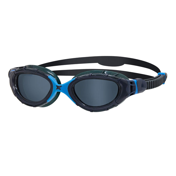 Zoggs Predator Flex(Gray/Blue-tinted Smoke Lenses / Small)
