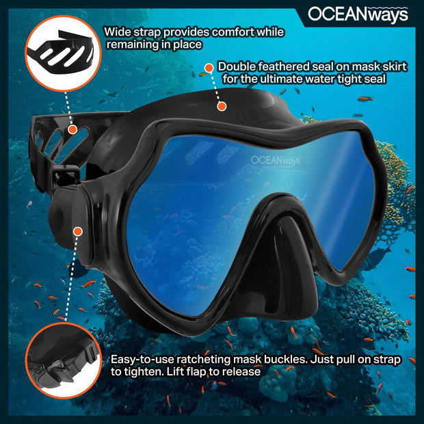 XS Scuba Oceanways Superview Accucolor Mask