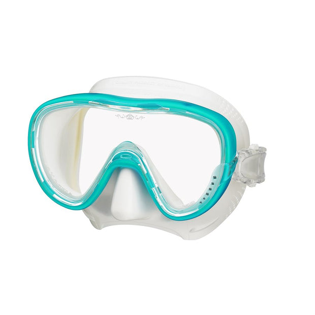 TUSA M-1002 Freedom Tina Scuba Diving Mask(Mint/White Silicone)