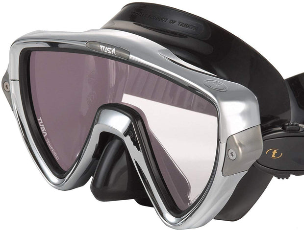 TUSA M-110 Visio Uno Pro Scuba Diving Mask, Chrome