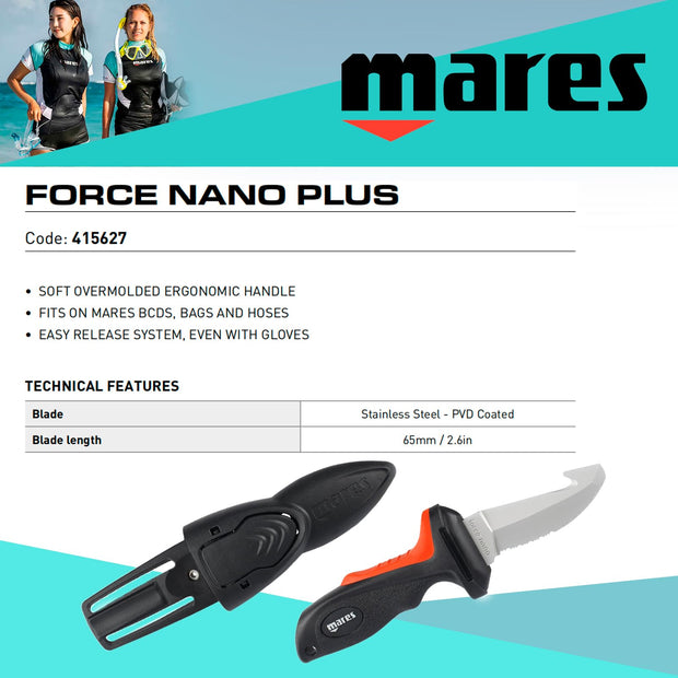 Mares Force Nano Plus - Compact 2.6