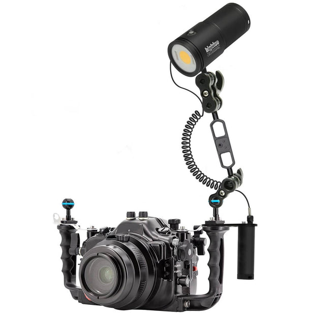 Bigblue CB 11,000 Lumen Video Light Plus Remote Control, Warm White w/ Red and Blue Modes