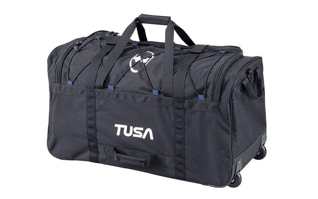 TUSA - Dive Gear Roller Duffle Bag in Black