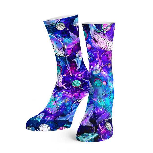 Spacefish Army Dive Socks(Cosmic Whale)