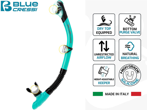 Cressi Scilla Dry Snorkel