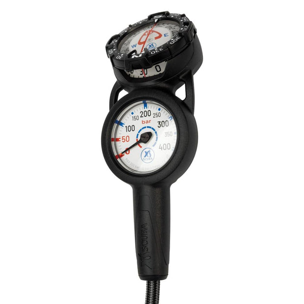 XS Scuba QuikVu Metric Console - Pressure and Compass