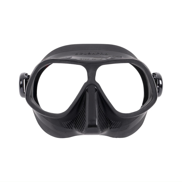 SCUBAPRO Steel Comp Freediving Mask, with Dual Lens and Frameless, Low Volume Design, Orange