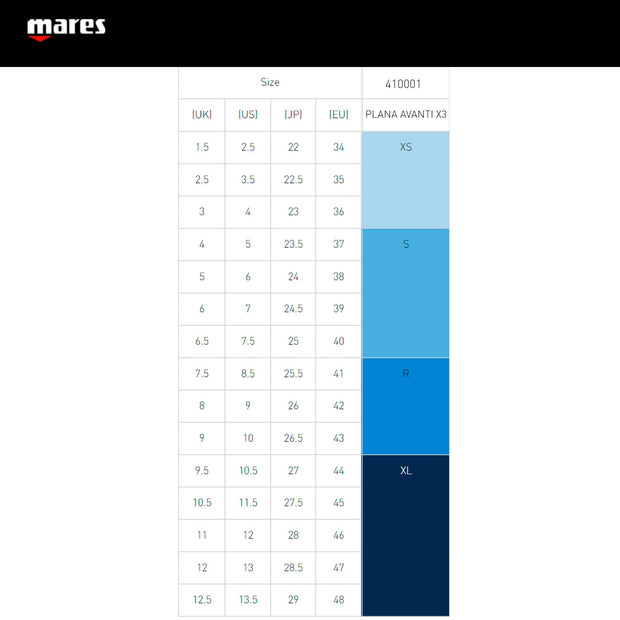 Mares Plana Avanti X3 Fins