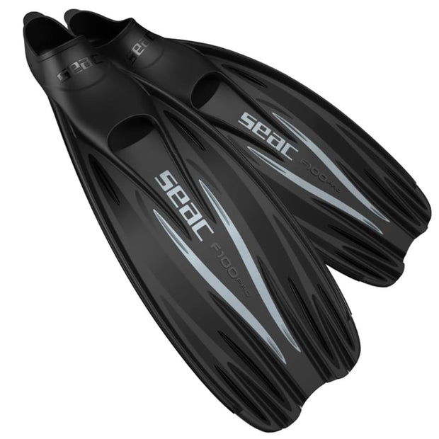 Seac F-100 Pro Full Foot Fin(Black / 38/39)