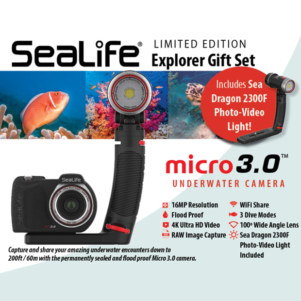 SeaLife Micro 3.0 Underwater Camera Gift Set