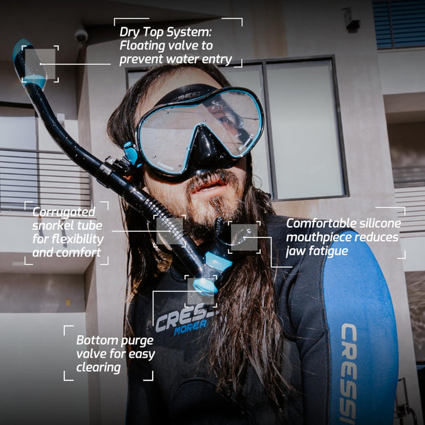 Cressi x Steve Aoki Limited Edition HiroQuest Adult Mask & Snorkel Set