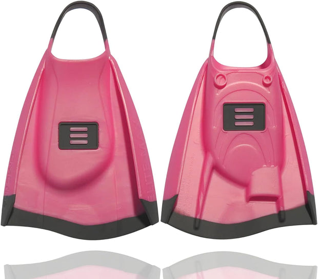DMC Elite Max Fins for Bodyboarding and Swimming(Pink/Charcoal / Large)