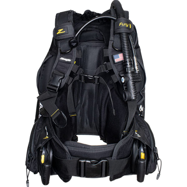 Zeagle Fury BCD, w/inflator, hose and RE valve