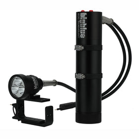 Bigblue 4000 Lumen Narrow Beam Technical Light EOD Cord - Sidemount Canister