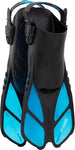 Cressi Bonete Open Heel Snorkel Fins(Translucent Aquamarine / S/M | US Man 4.5/8.5 | US Lady 5.0/9.5 | EU 36/41)