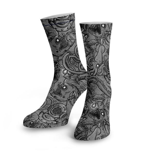 Spacefish Army Dive Socks(Deep Sea)