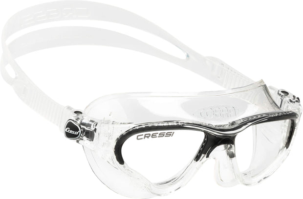 Cressi Cobra XP Anti-Fog Swim Goggles(Clear/Black)