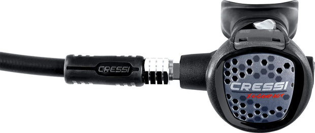 Cressi AC2 Compact Scuba Diving Regulator | Piston 1st Stage, Compact 2nd Stage