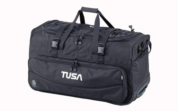 TUSA - Dive Gear Roller Duffle Bag in Black