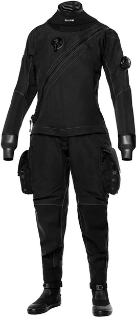 Bare X-Mission Evolution Tech Women's Drysuit(Black / Large Short)