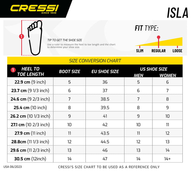 Cressi Isla 5mm Dive Boot