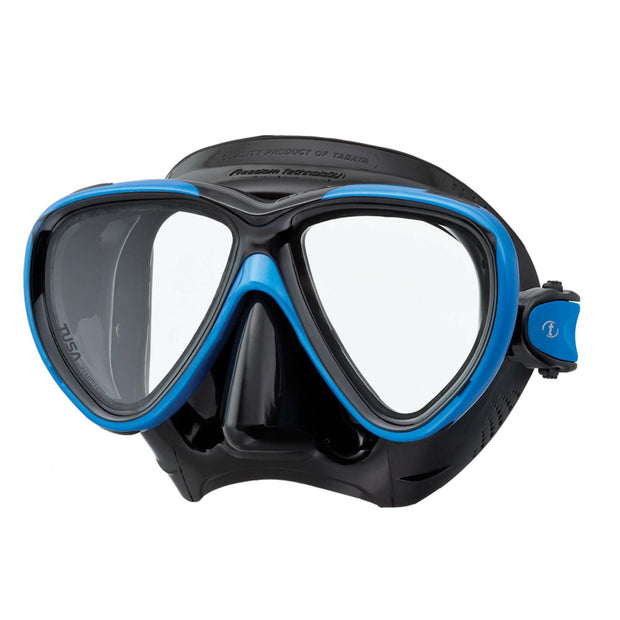 TUSA M-211 Freedom One Scuba Diving Mask(Black/Fishtail Blue)