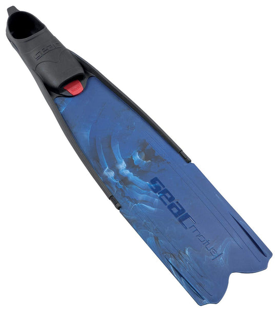 SEAC Motus Tris Freediving and Spearfishing Set - Motus Long Fins, One Diving Mask Jet Snorkel, Shoulder Bag Included