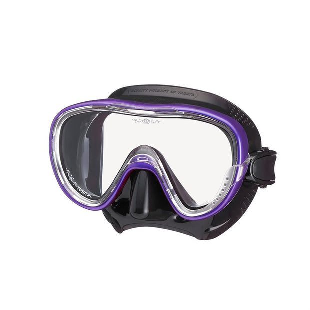 TUSA M-1002 Freedom Tina Scuba Diving Mask(Vivid Puple/Black Silicone)