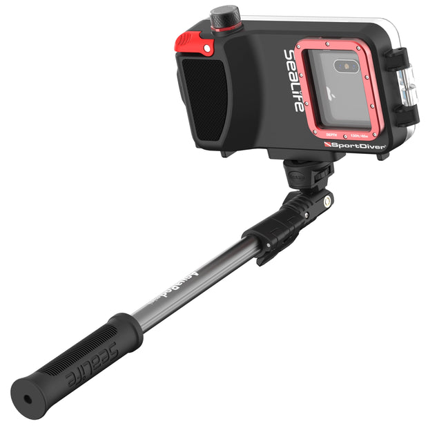 AquaPod Mini Camera Pole with Standard -20 Camera Mount & Action Camera Adapter - Extends 15.5 to 38 - Gets Closer to Subjects - Tilts for Selfies