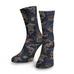 Spacefish Army Dive Socks(Ocean Mandala)