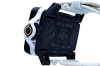 Oceanic O.i Wrist rear three-quarter view showing the case back, NavDial and wrist strap.