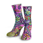 Spacefish Army Dive Socks(Octofloral Splatteparty)