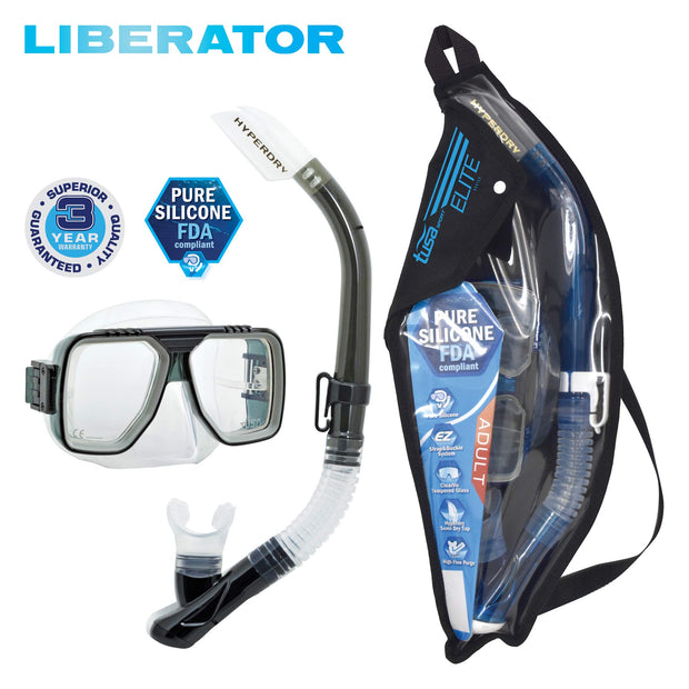 TUSA Sport Adult Liberator Mask and Snorkel Combo