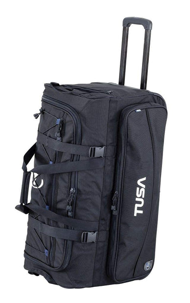 TUSA - Dive Gear Roller Duffle Bag in Black