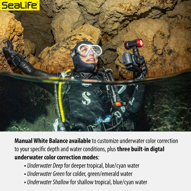 SeaLife Micro 3.0 16mp, 4K Underwater Camera